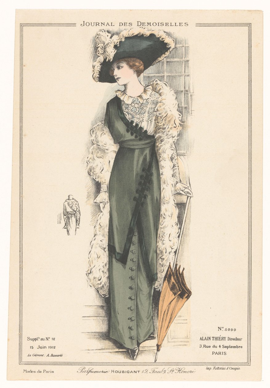 Journal des Demoiselles 1912. június 15., sz. 5099 alkotó: Anonymous