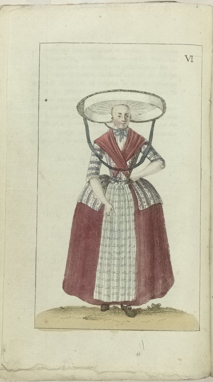 Divat és Ízlés kabinet 1791, pl. VI: Friezin alkotó: Anonymous