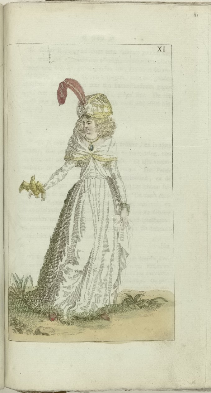 Divat és Ízlés kabinet 1791, pl. XI alkotó: Anonymous
