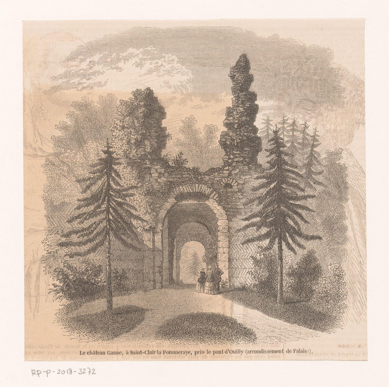 Kasteel Ganne Château Ganne, Saint-Clair la Pommeraye-ben, a Pont d