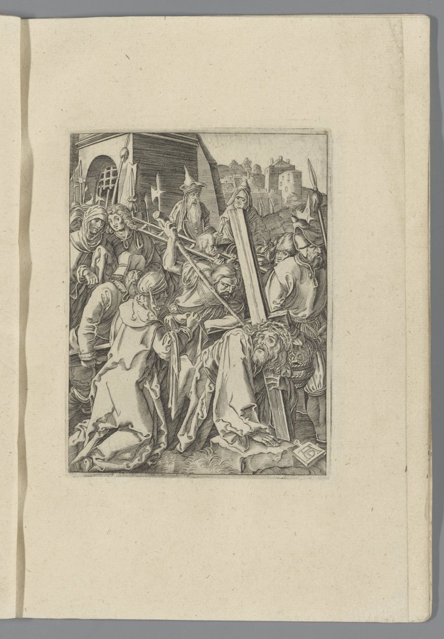 Utazó De kleine Passie (sorozat címe) Krisztus szenvedése, a nürnbergi Albert Durer képmása (sorozat címe) alkotó: Anonymous