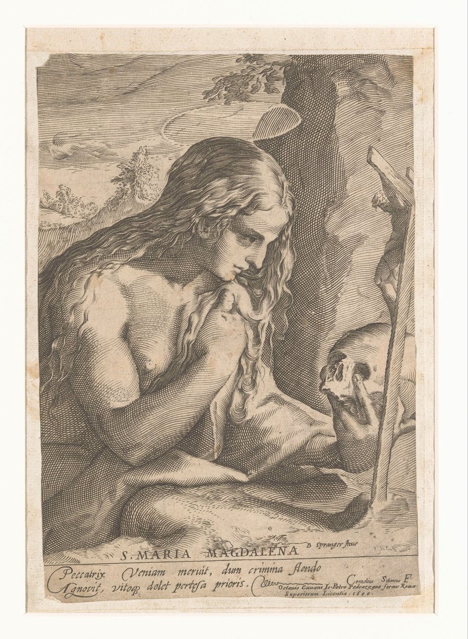 Mária Magdolna S. Maria Magdalena (cím a tárgyon) alkotó: Anonymous