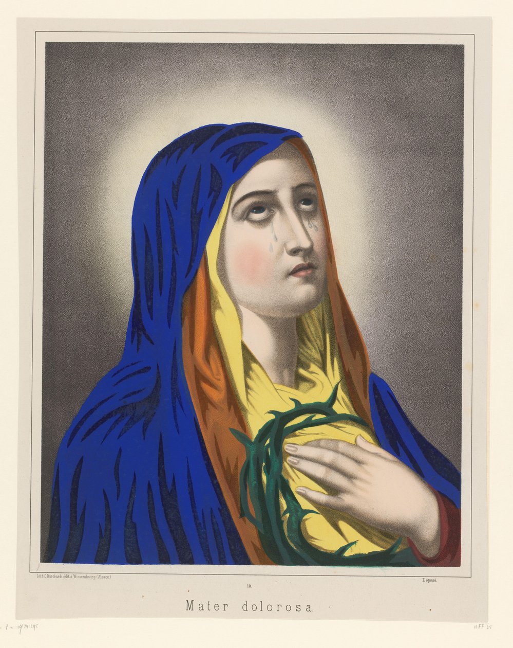 Maria als Mater Dolorosa Mater Dolorosa (cím az objektumon) alkotó: Anonymous