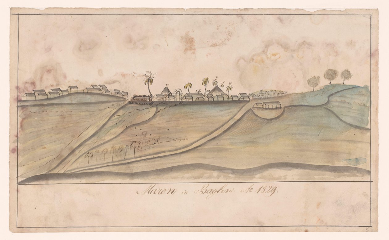 Maron Baglanban Maron a Baglan Ao-n. 1829 (cím a tárgyon) alkotó: Anonymous