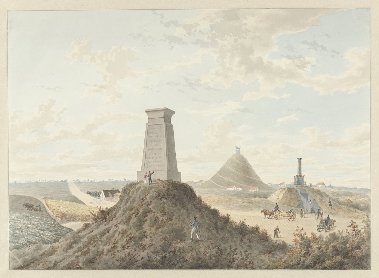 Műemlékek Waterlooban, 1815 alkotó: Anonymous