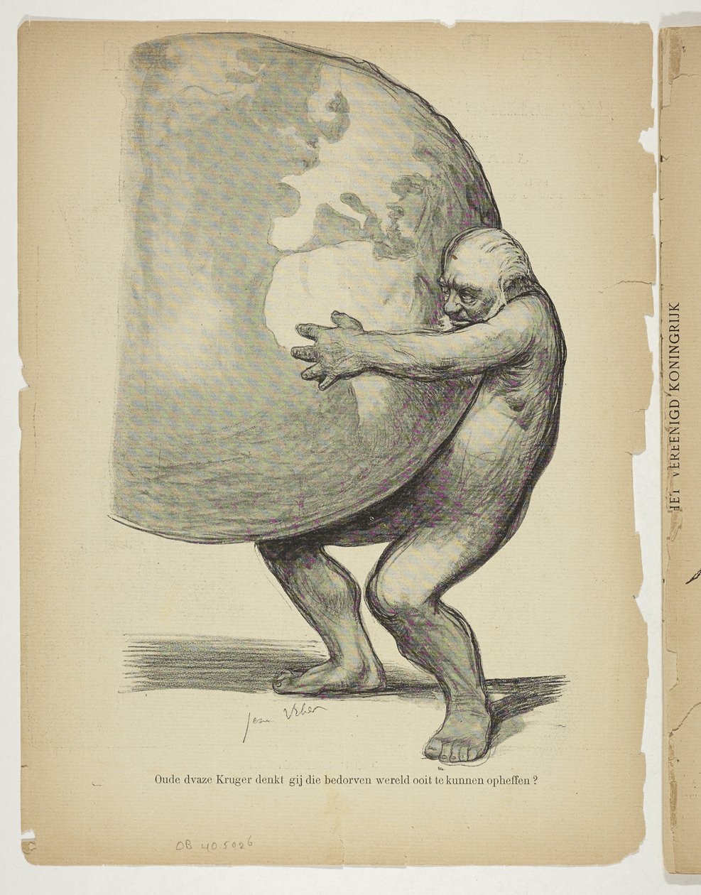 A meztelen Paul Kruger tartja a világot alkotó: Anonymous