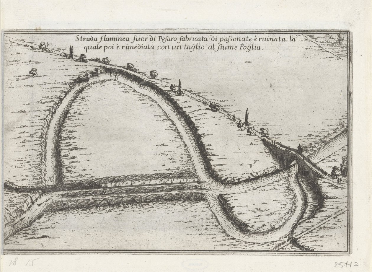 Omleggen van een bocht van een rivier A folyók hajózhatóvá tételének művészete, különféle módokon, más új találmányokkal és különféle egyéb titkokkal (sorozat címe) alkotó: Anonymous