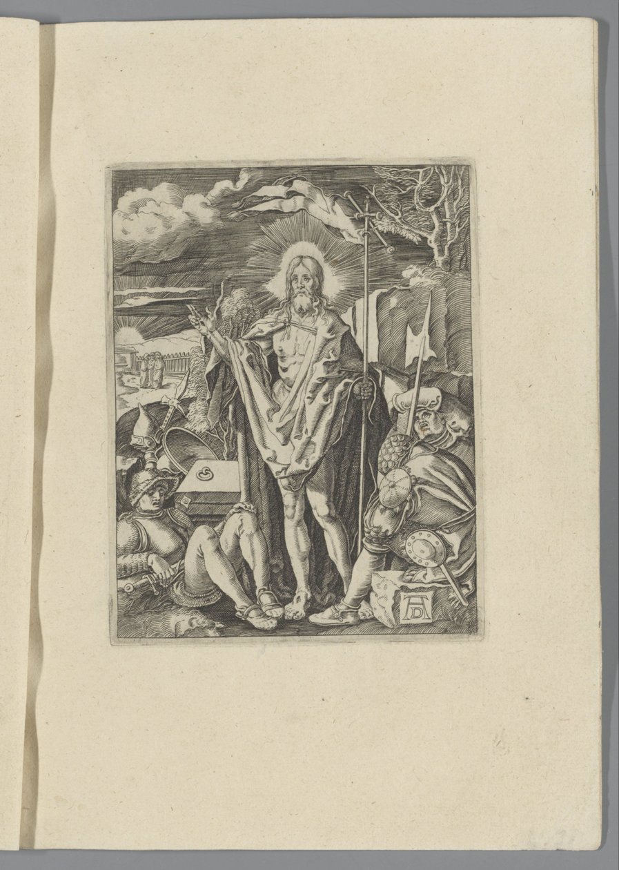 Christus felemelkedése The Little Pass (sorozat címe) Passio Christi Ab Alberto Durer Nürnbergi figura (sorozat címe) alkotó: Anonymous