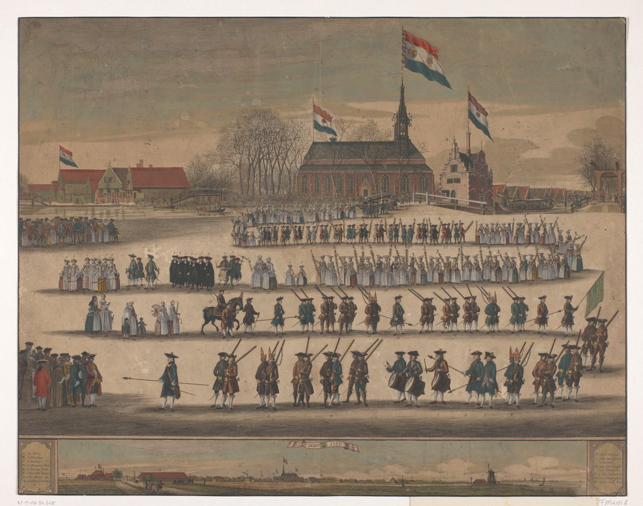 Felvonulás Jispben V. Vilmos beiktatásánál 1766-ban alkotó: Anonymous
