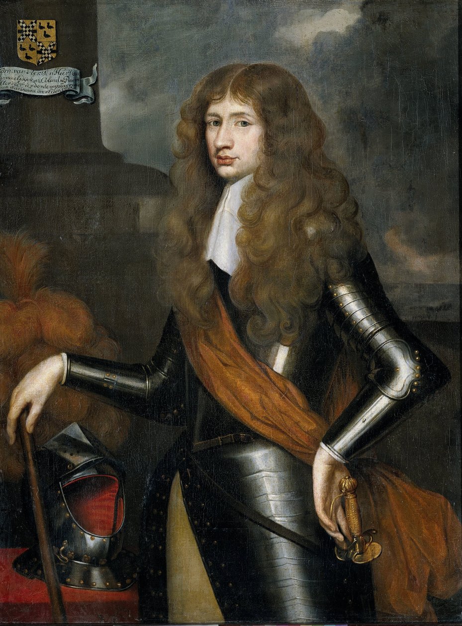 Cornelis van Aerssen, Sommelsdijk urának, Suriname kormányzójának portréja 1683-ból alkotó: Anonymous