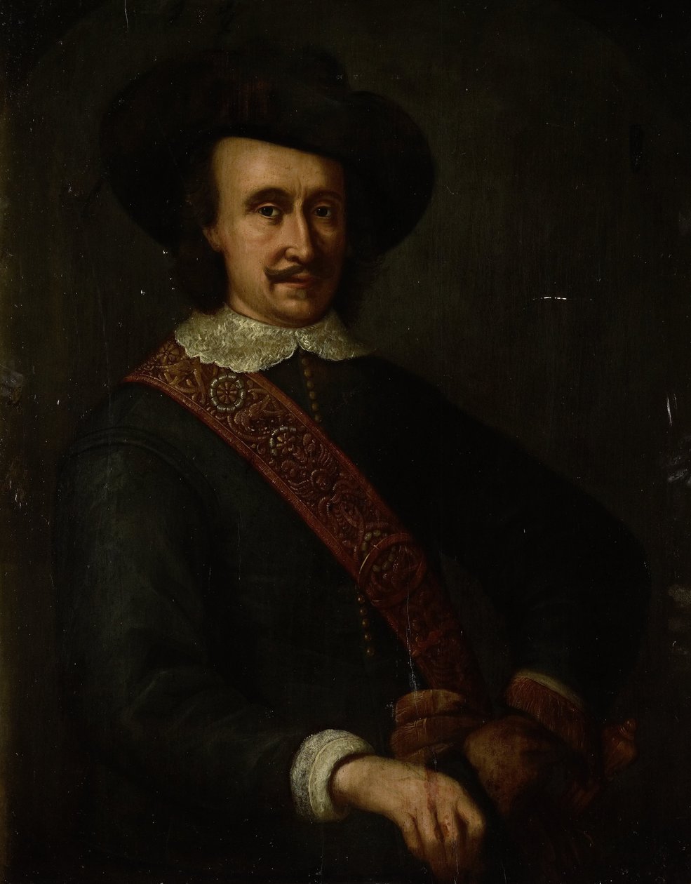 Cornelis van der Lijn, Holland Kelet-India főkormányzójának portréja alkotó: Anonymous