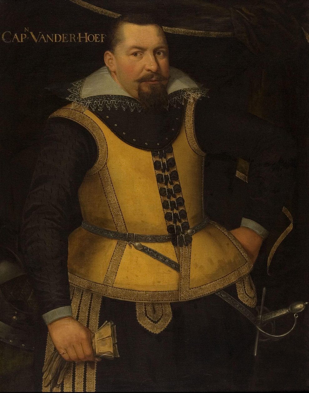 Karel van der Hoeven őrmester portréja alkotó: Anonymous
