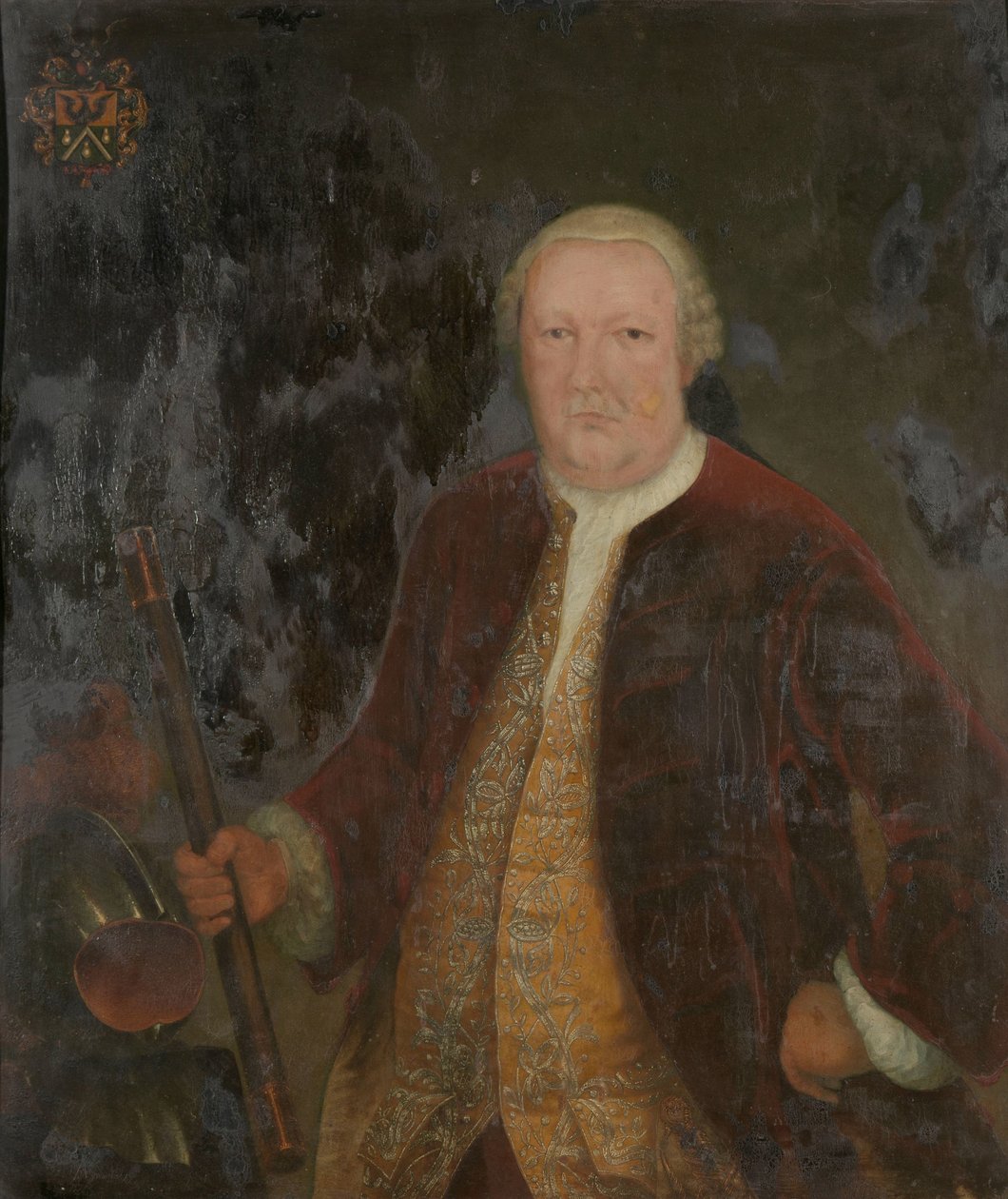 Petrus Albertus van der Parra, a Holland Kelet-Indiai Társaság főkormányzójának portréja alkotó: Anonymous