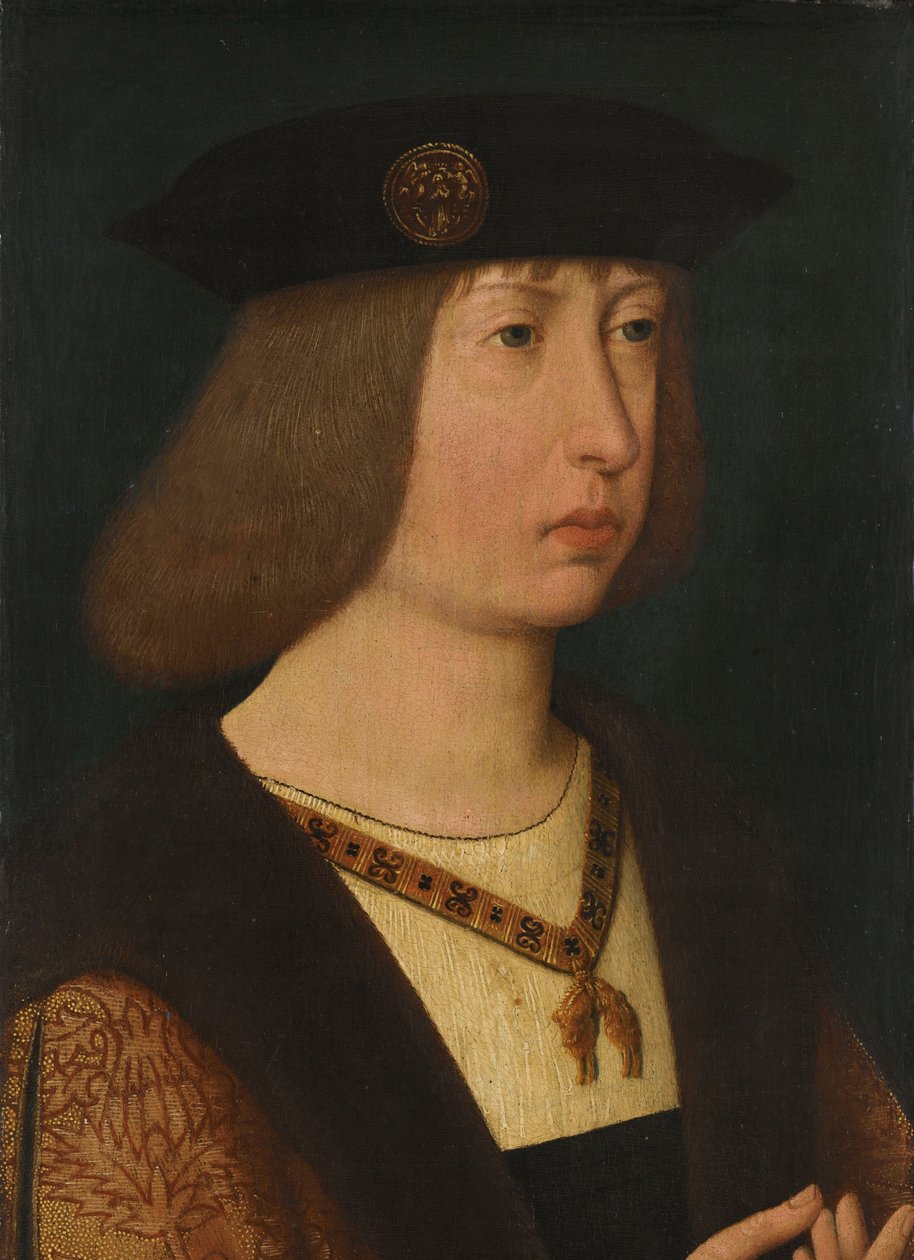 Szép Fülöp, Burgundia hercegének portréja Szép Fülöp (1478-1506), Ausztria főhercege, Burgundia hercege alkotó: Anonymous