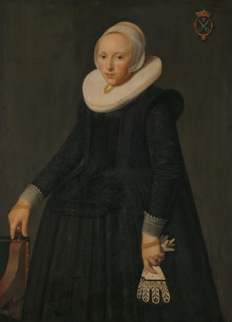 Trijntje Tijsdr van Nooij portréja (1606/07-1646) alkotó: Anonymous