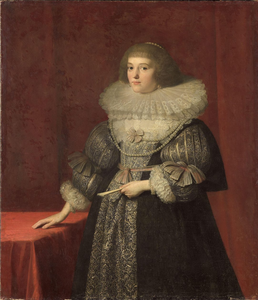 Ursula (1594-1657), Solms-Braunfels grófnő portréja alkotó: Anonymous