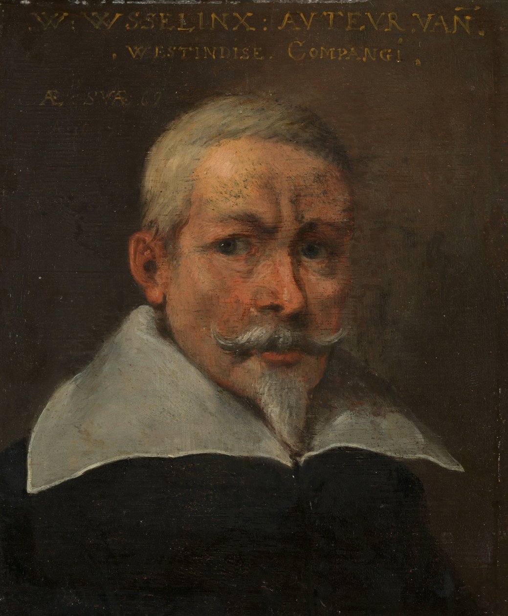 Willem Usselinx kereskedő és a Dutch West Indies Company alapítója portréja alkotó: Anonymous
