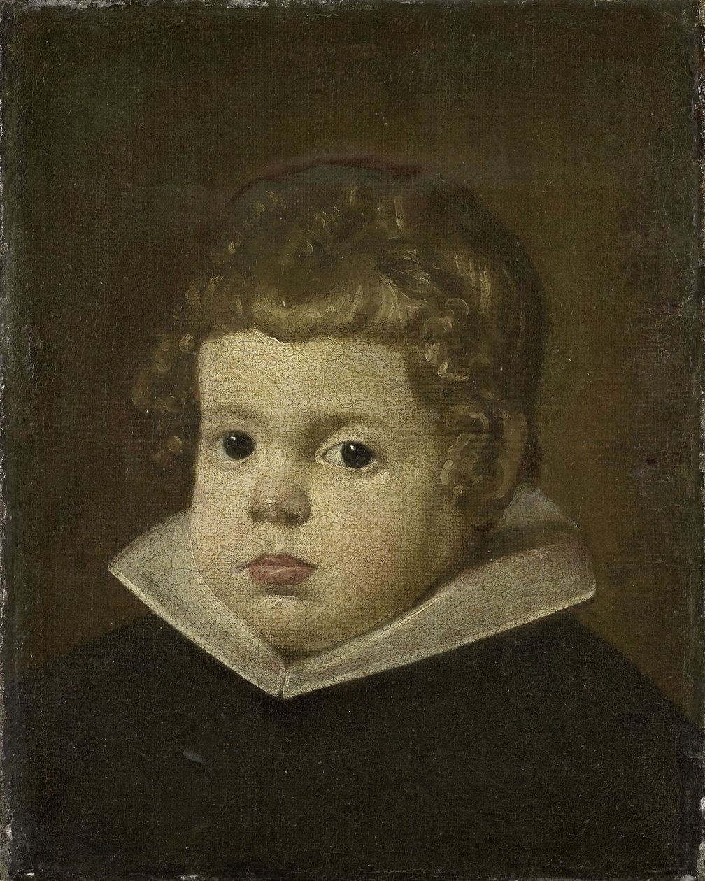 Egy körülbelül három éves fiú portréja, valószínűleg Balthasar Carlos herceg, IV. Fülöp spanyol király fia alkotó: Anonymous