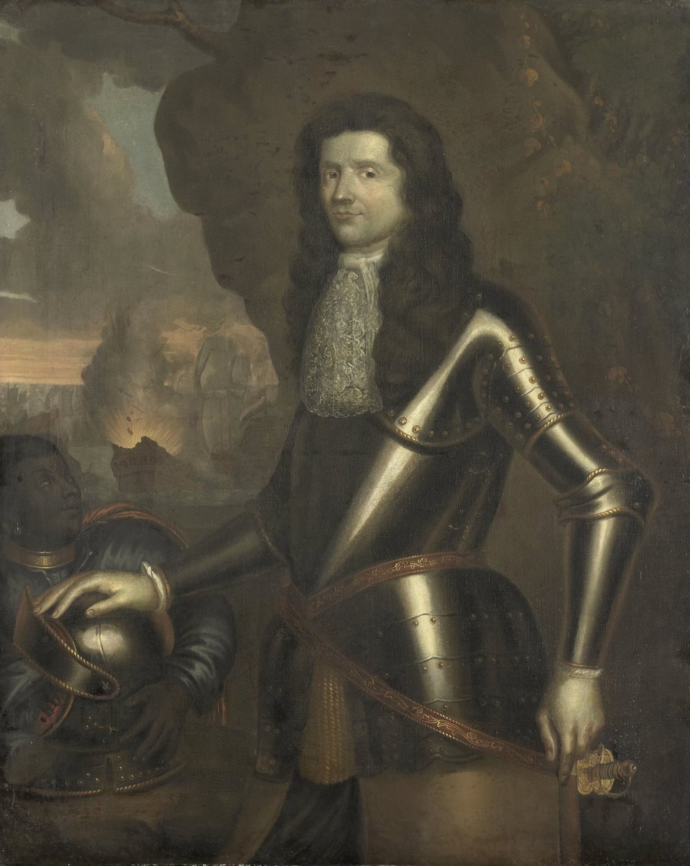 Egy admirális portréja, valószínűleg Willem van Ewijck alkotó: Anonymous
