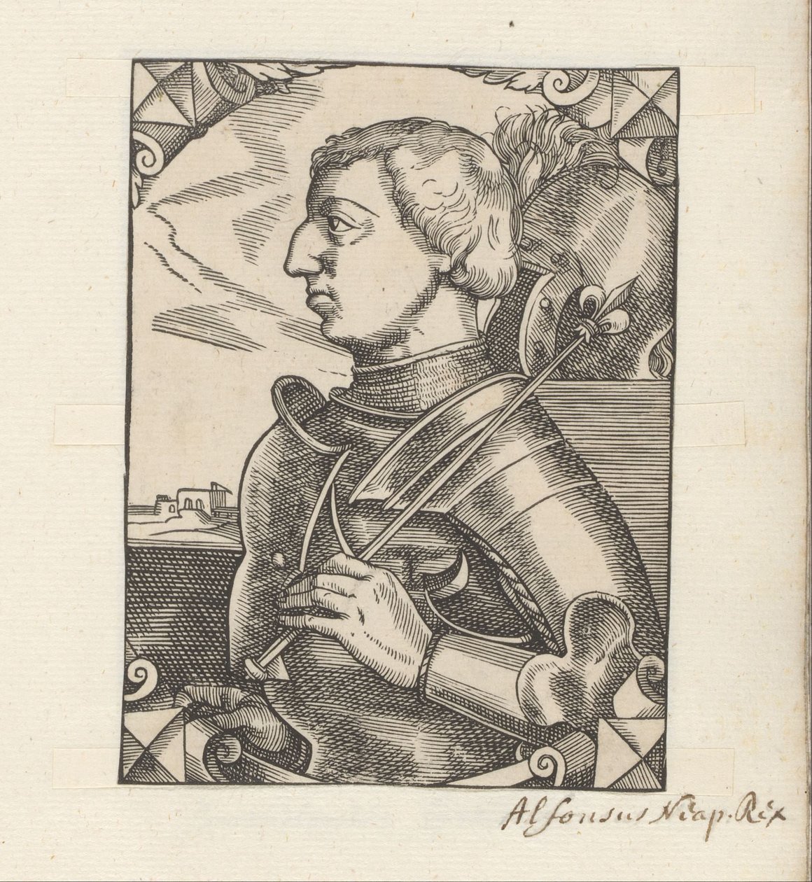Portret van Alfons V van Aragón alkotó: Anonymous