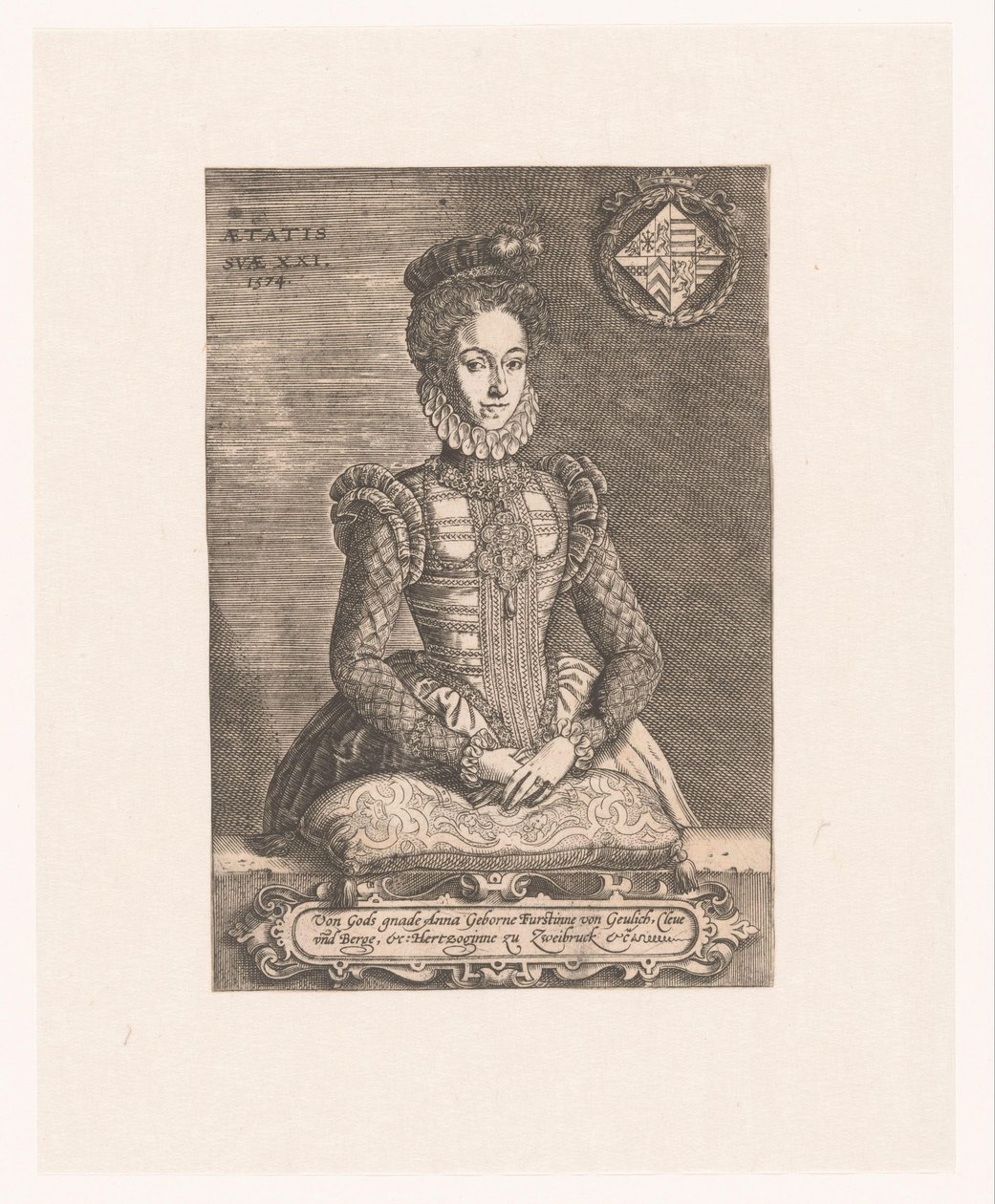 Cleves Anna portréja alkotó: Anonymous