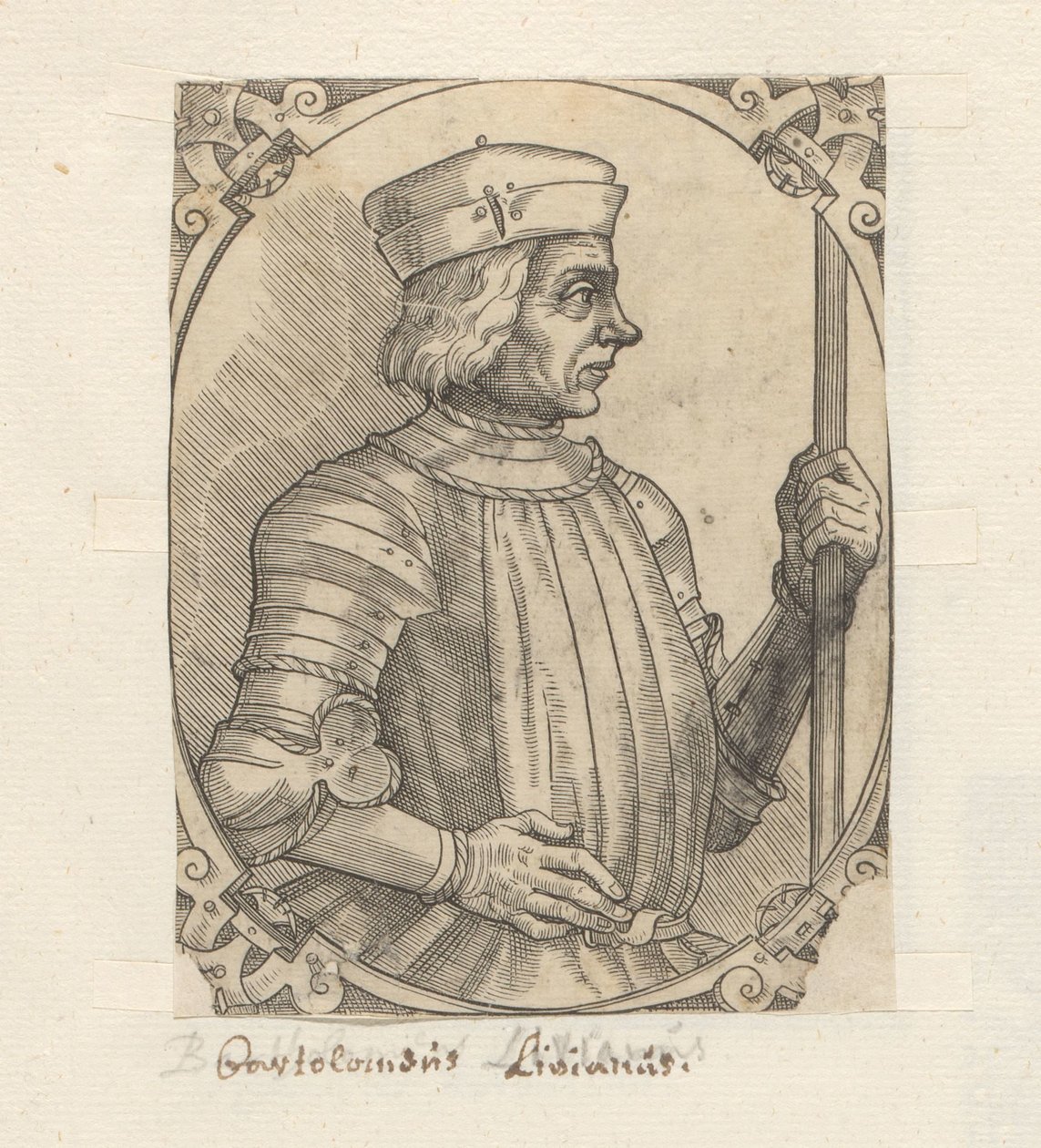 Portré van Bartholomeus Livianus alkotó: Anonymous