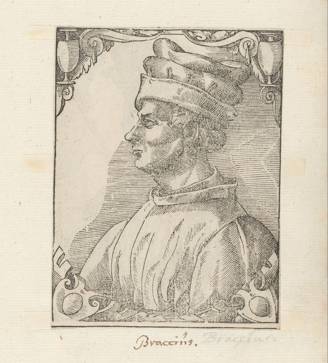 Portré van Braccio da Montone alkotó: Anonymous