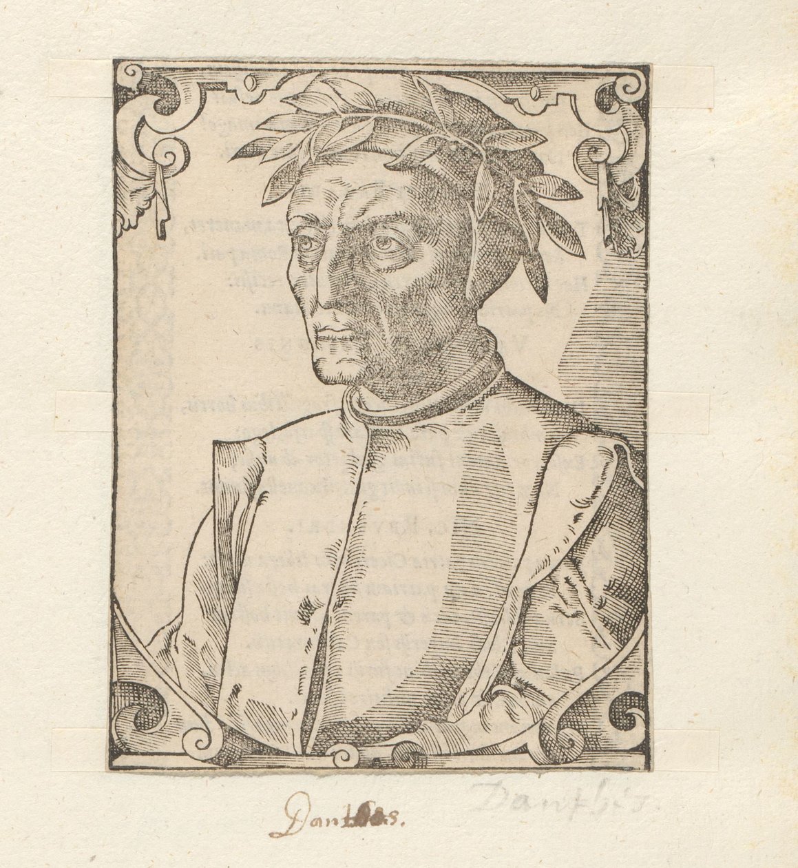 Dante Alighieri portréja alkotó: Anonymous
