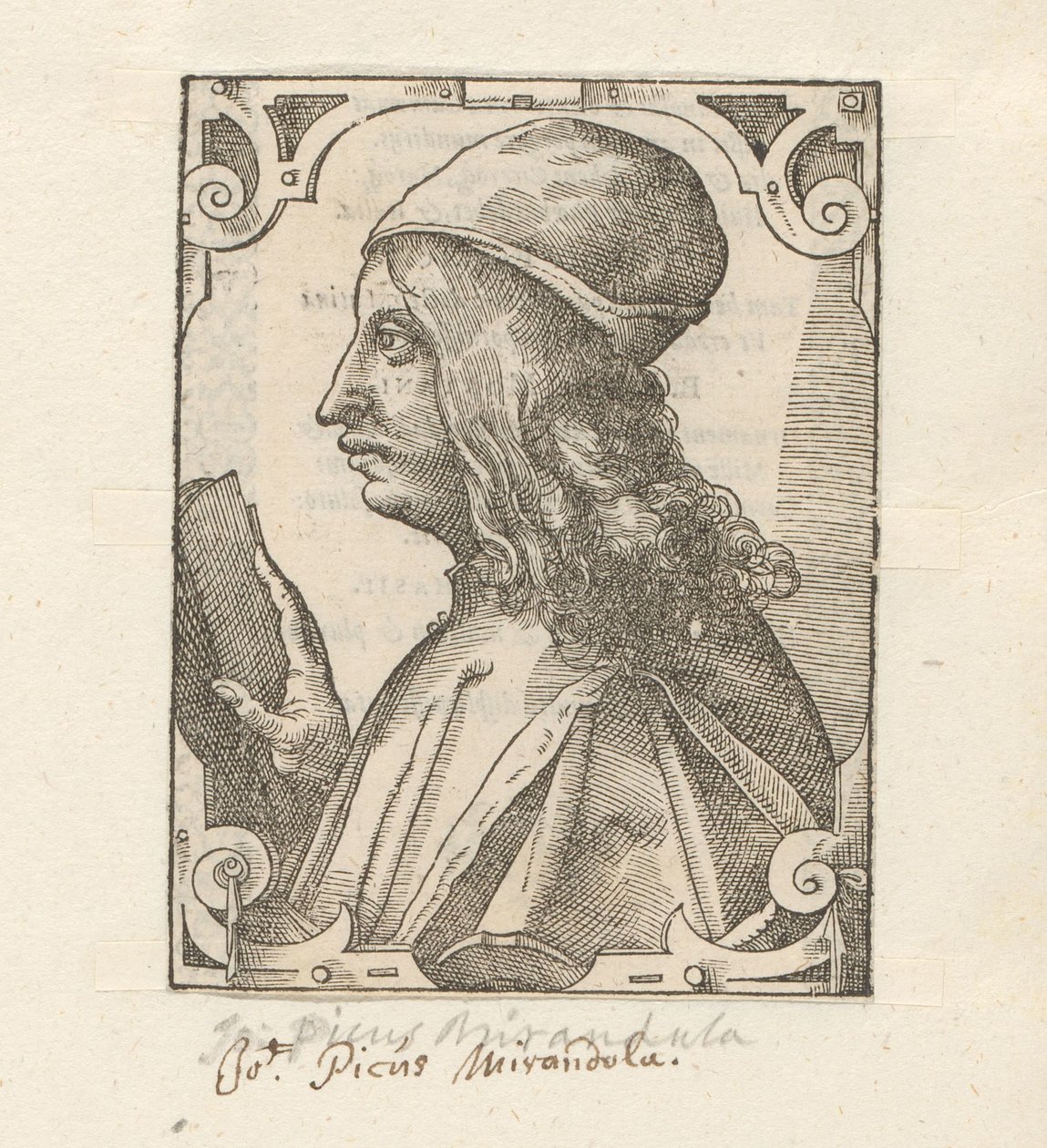Giovanni Pico della Mirandola portréja alkotó: Anonymous