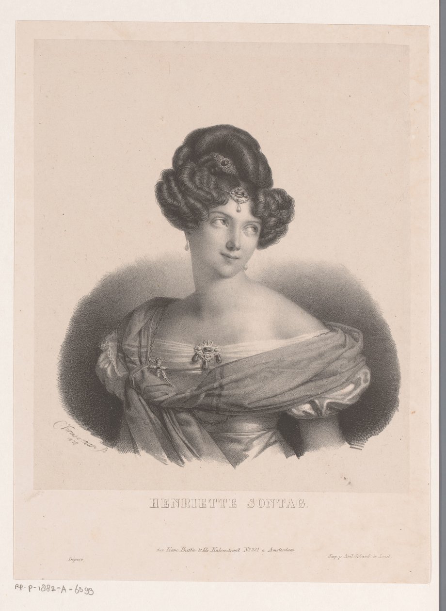 Henriette Sontag portréja alkotó: Anonymous