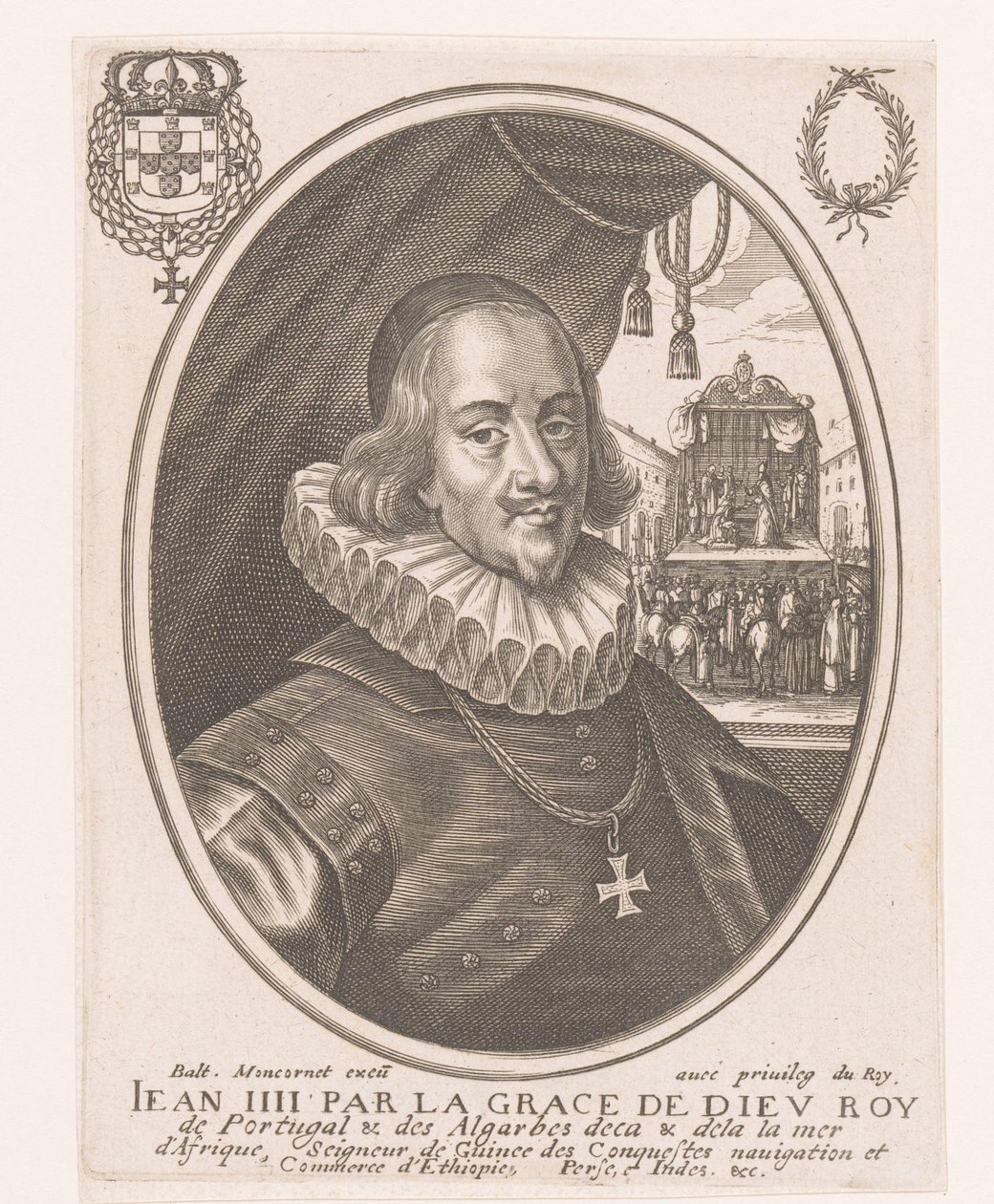 Portré Van Johan Vivan Portugália alkotó: Anonymous
