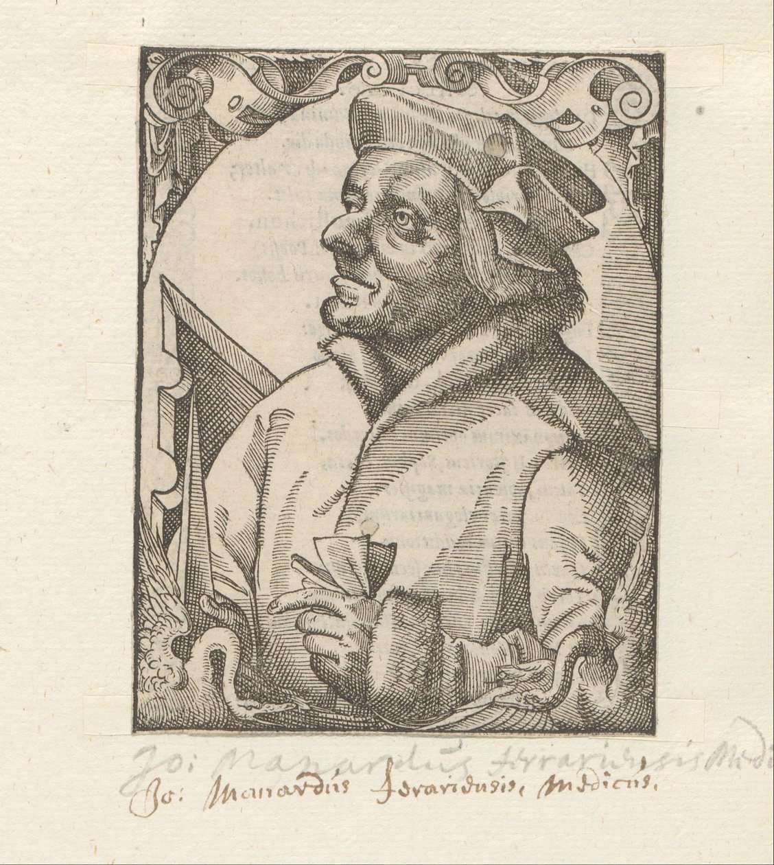 Johannes Manardi portréja alkotó: Anonymous