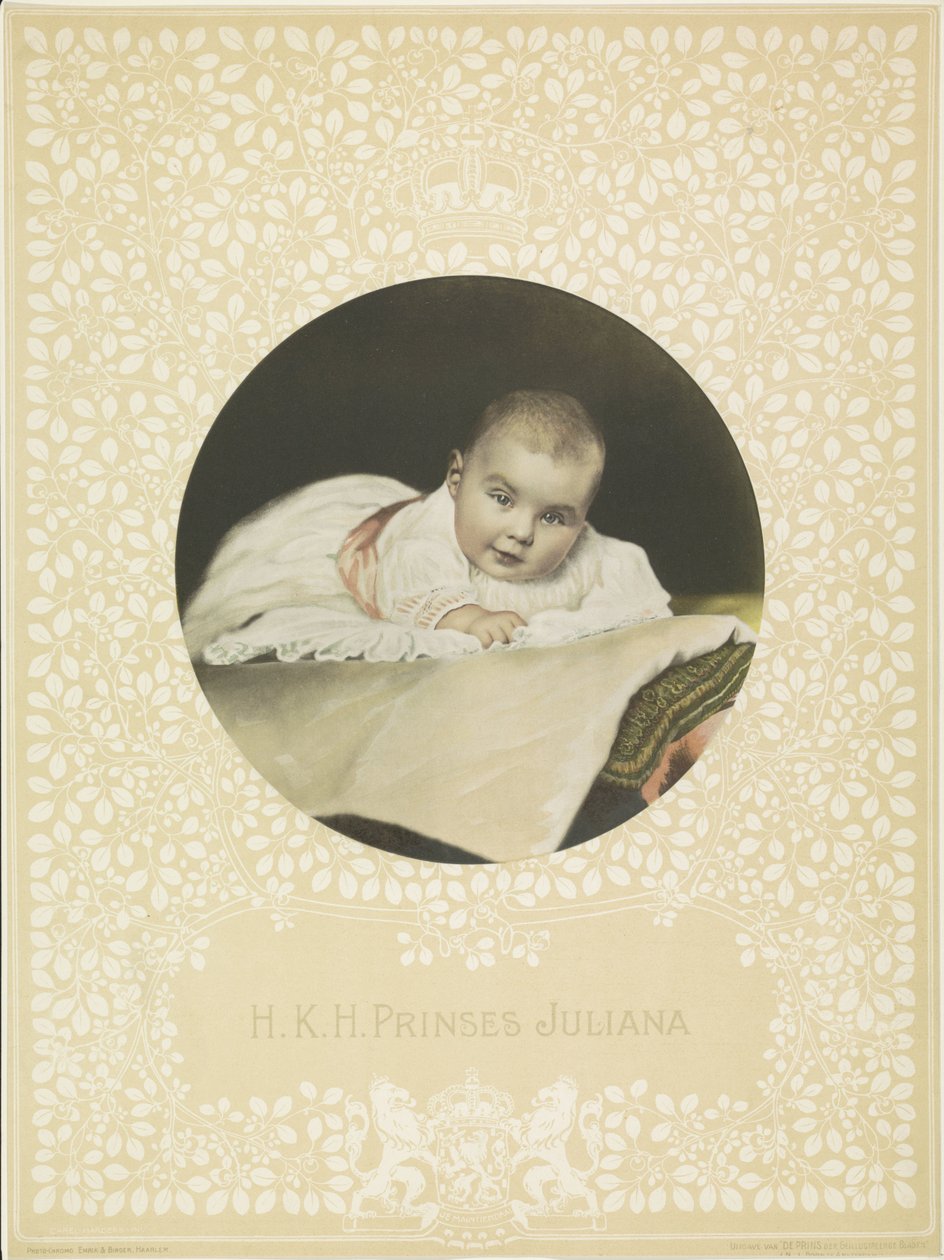 Juliana, Hollandia királynőjének portréja alkotó: Anonymous