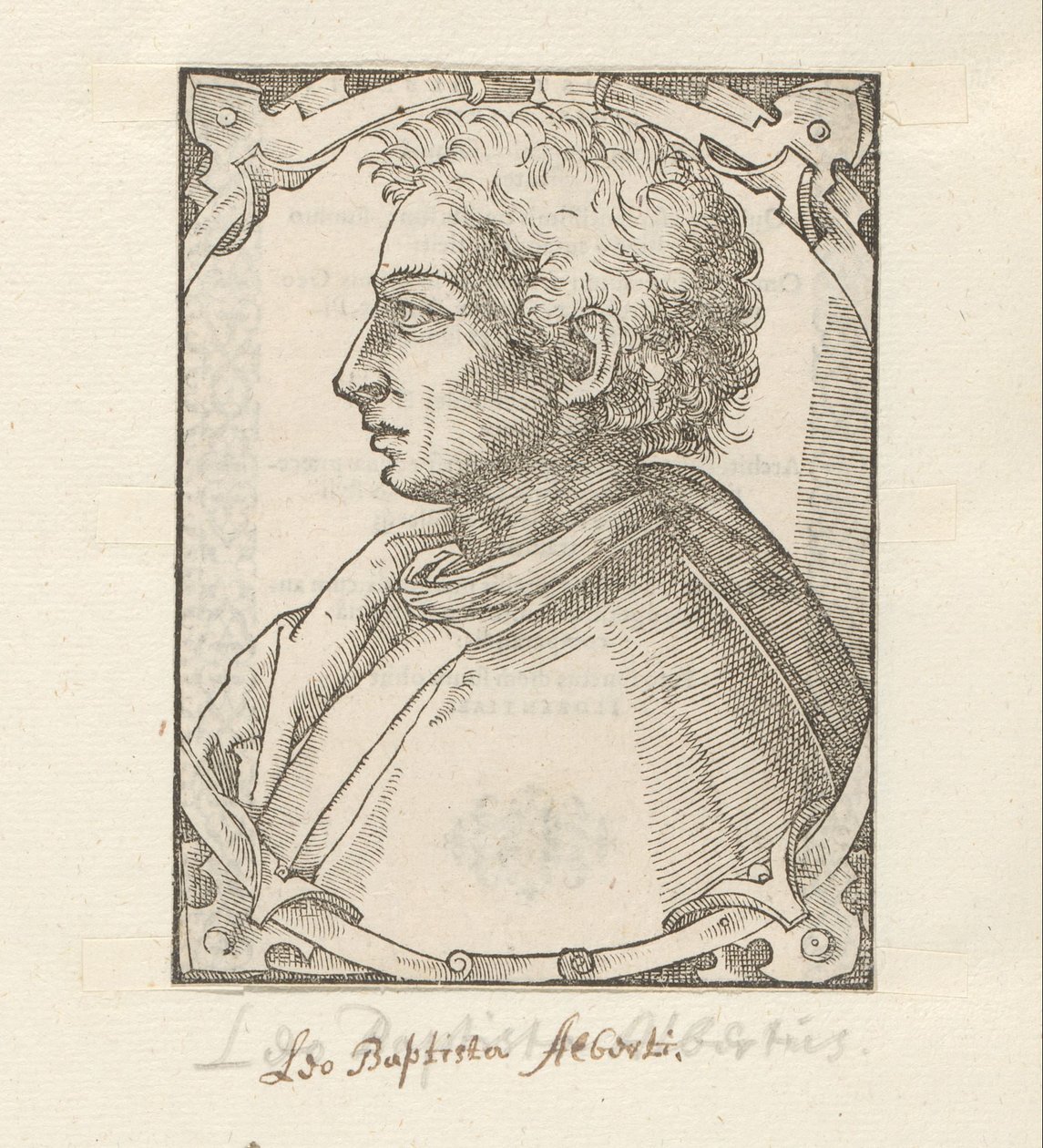 Portré van Leon Battista Alberti alkotó: Anonymous
