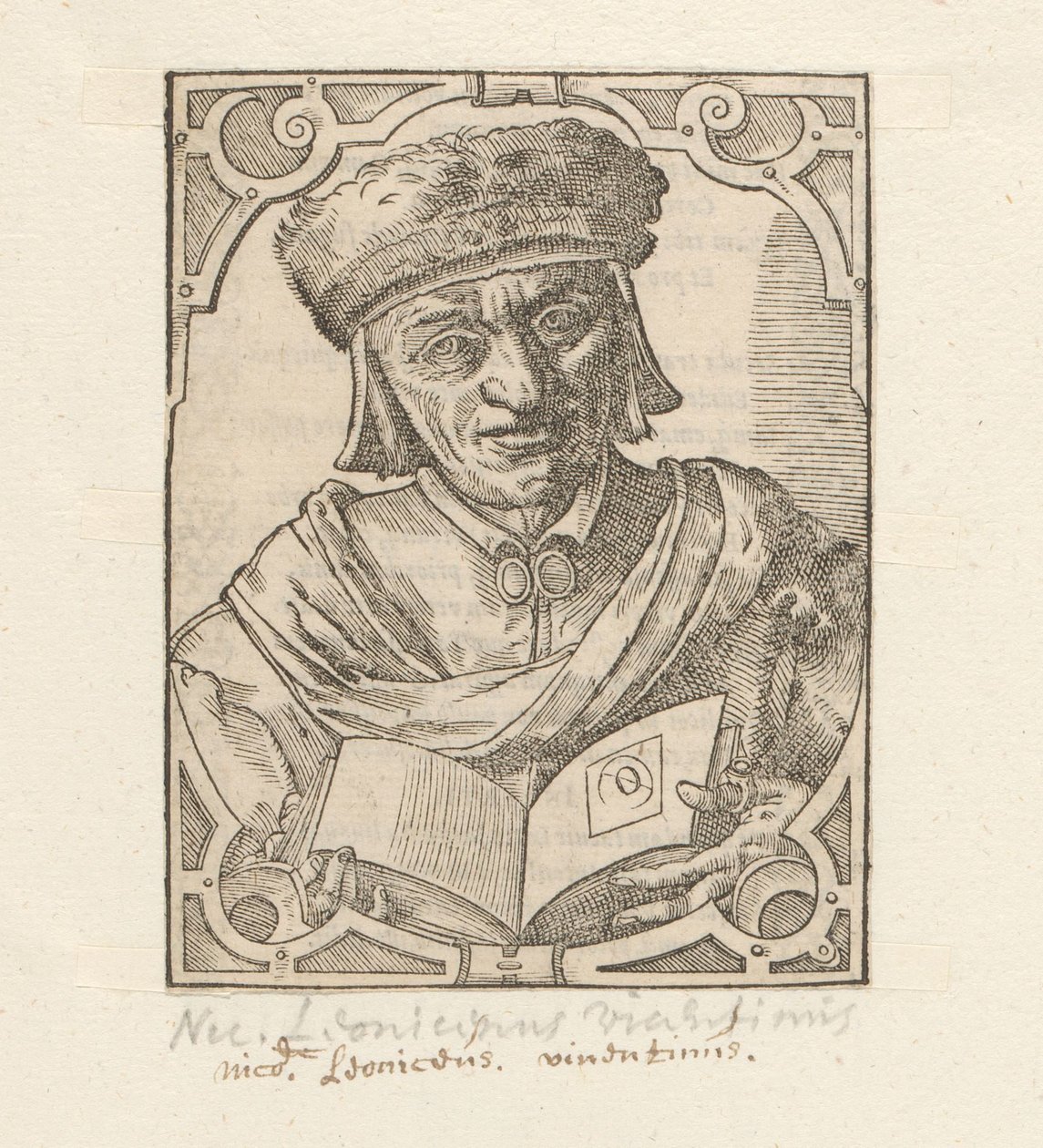 Portré van Niccolò Leoniceno alkotó: Anonymous