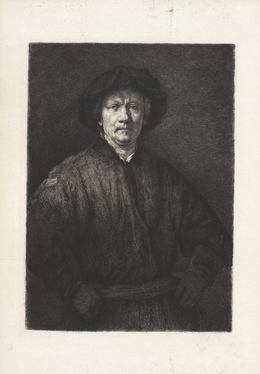 Rembrandt Harmensz portréja. Rajnából alkotó: Anonymous