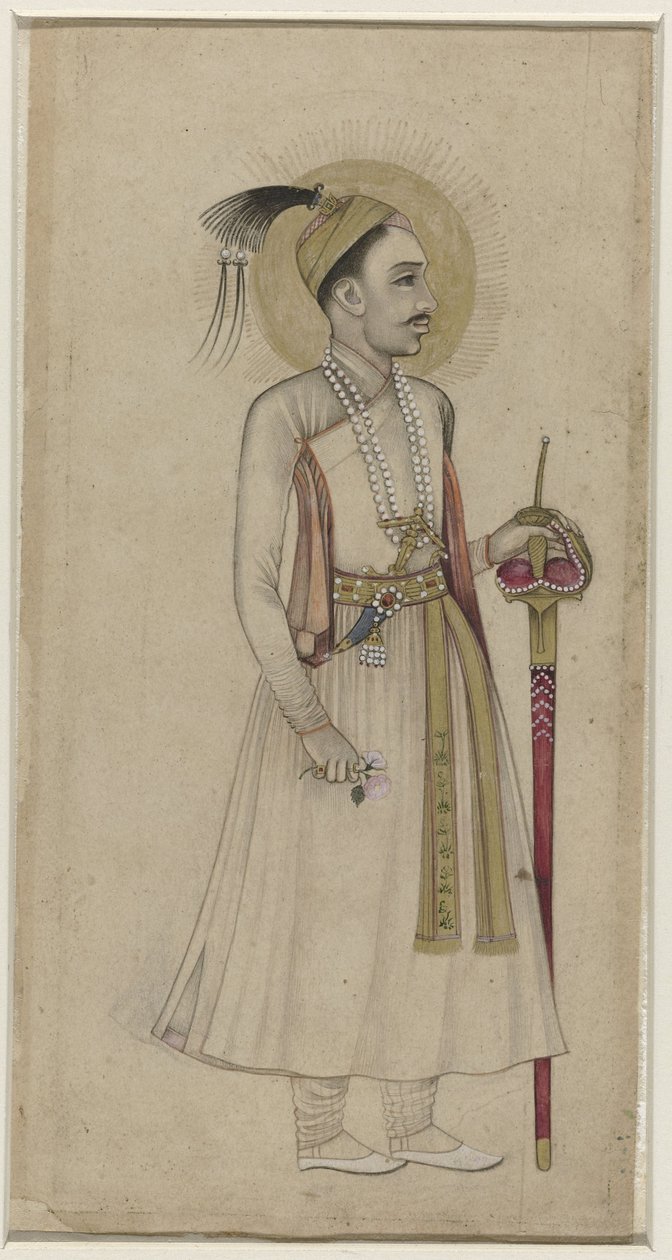 Golconda Mohamed-Quli Qutb-Shah szultán portréja alkotó: Anonymous