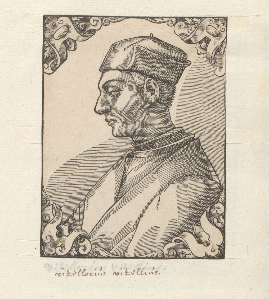 Portré van Vitellocius Vitellius alkotó: Anonymous