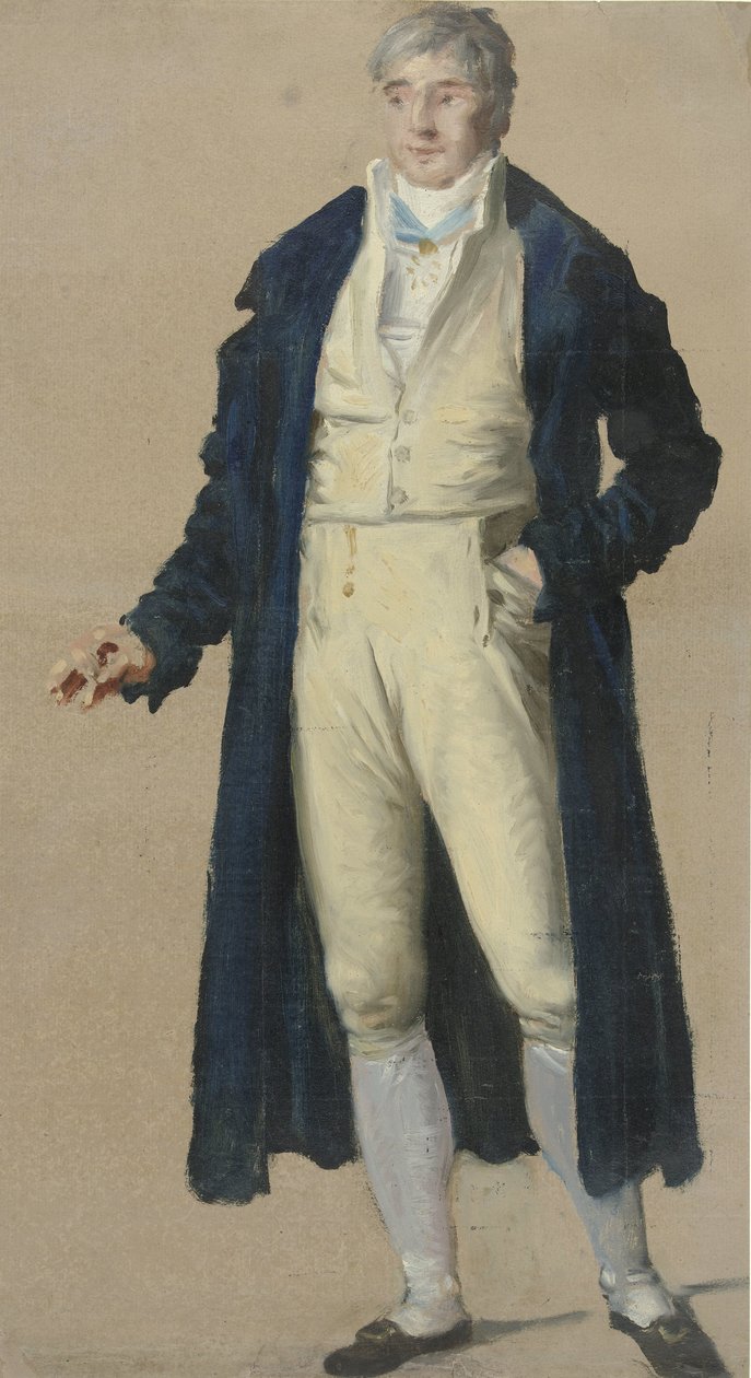 Tocqueville gróf teljes alakos portréja alkotó: Anonymous