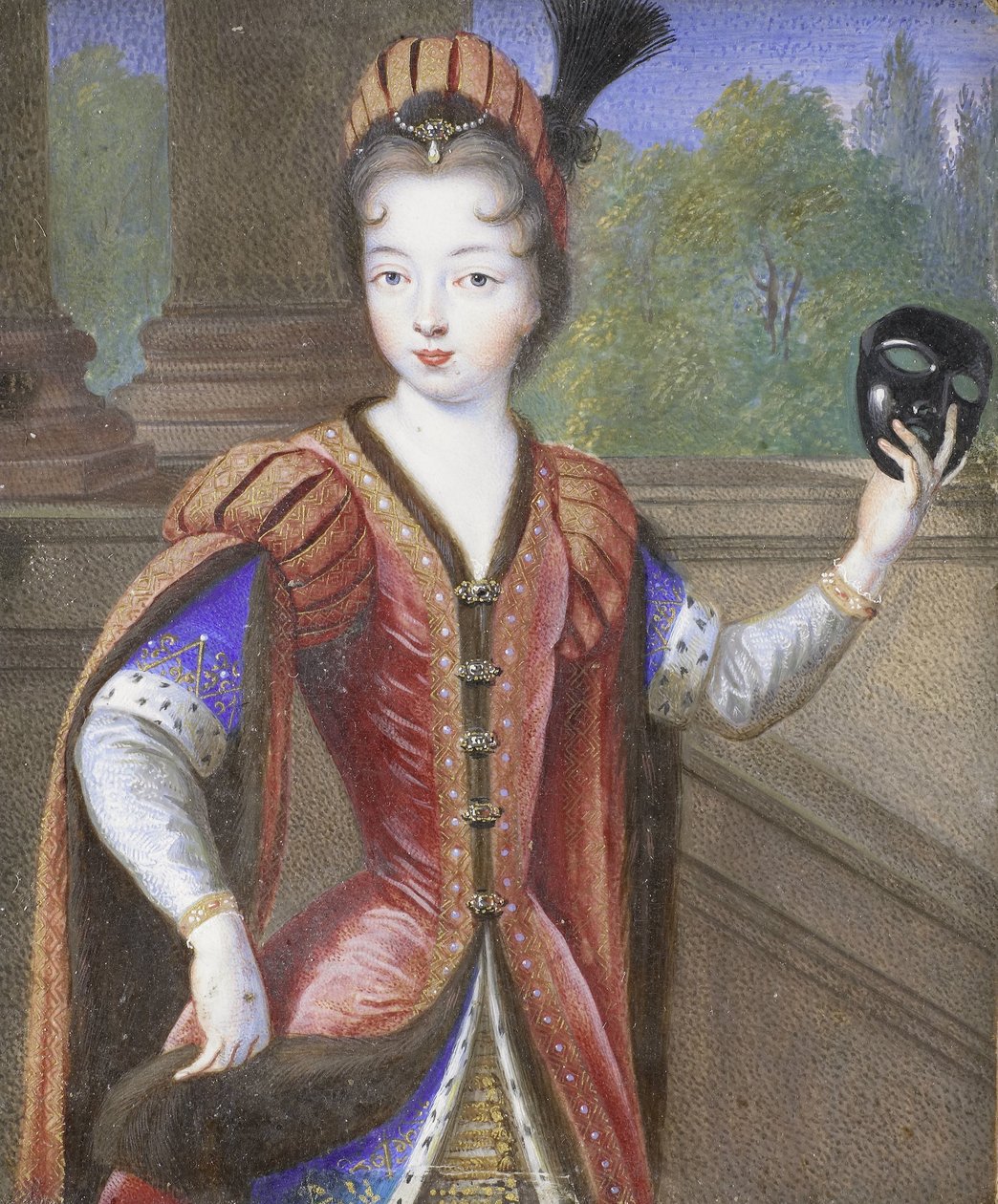 Egy fiatal nő portréja, valószínűleg Valois Marguerite (1553-1615), II. Henrik lánya alkotó: Anonymous