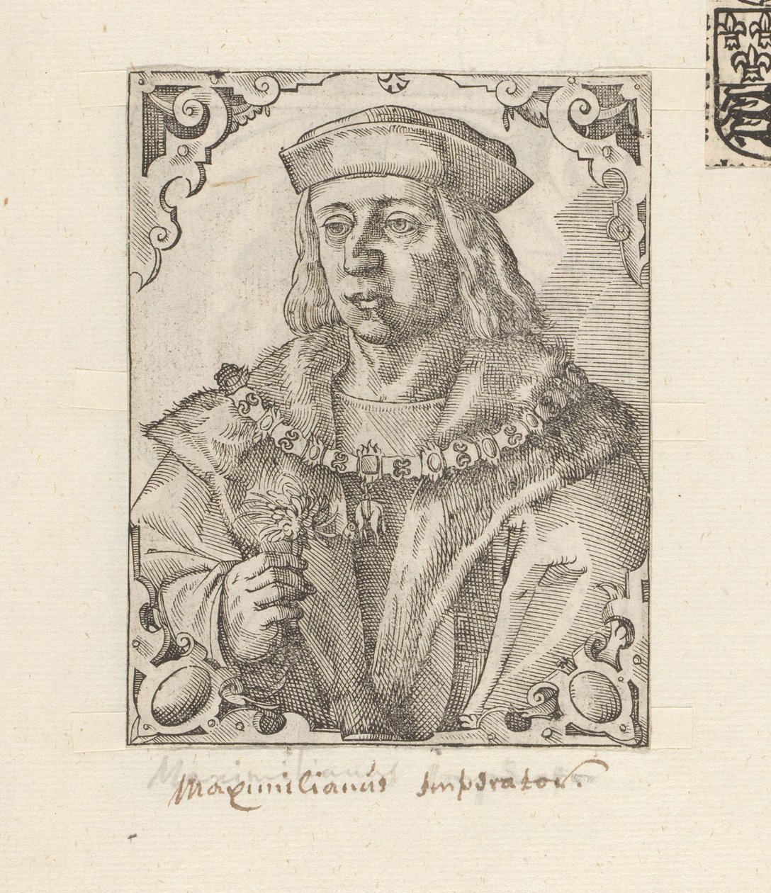 Habsburg I. Maximilian császár portréja alkotó: Anonymous