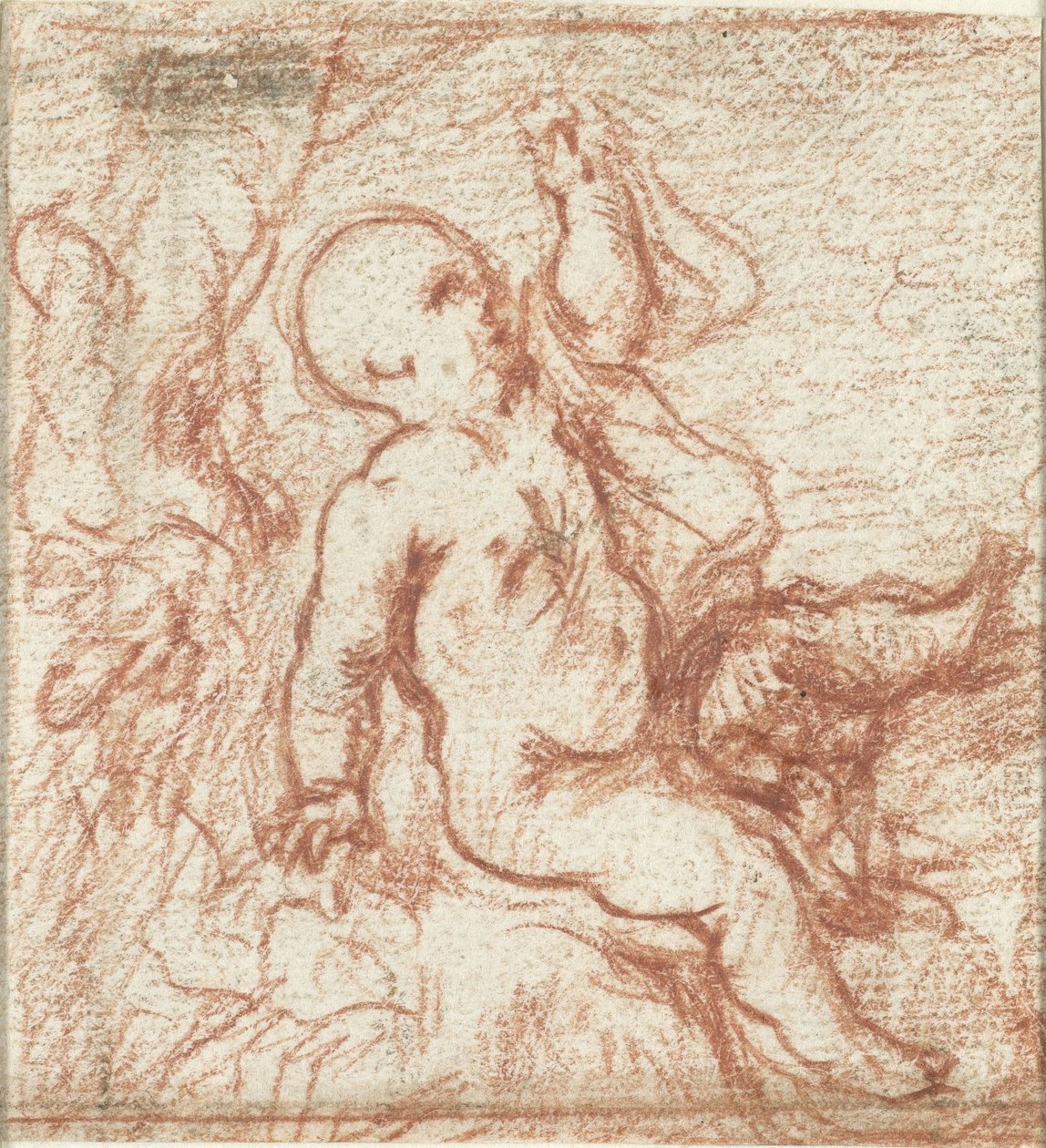 Putto tájban alkotó: Anonymous