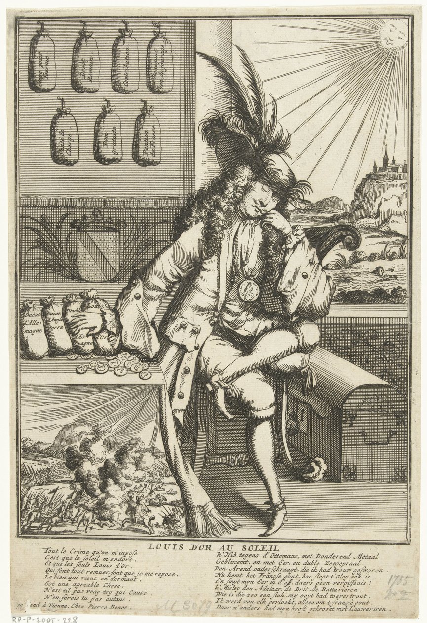 Louis Willem van Baden-Baden rajzfilmje, 1705 Louis D