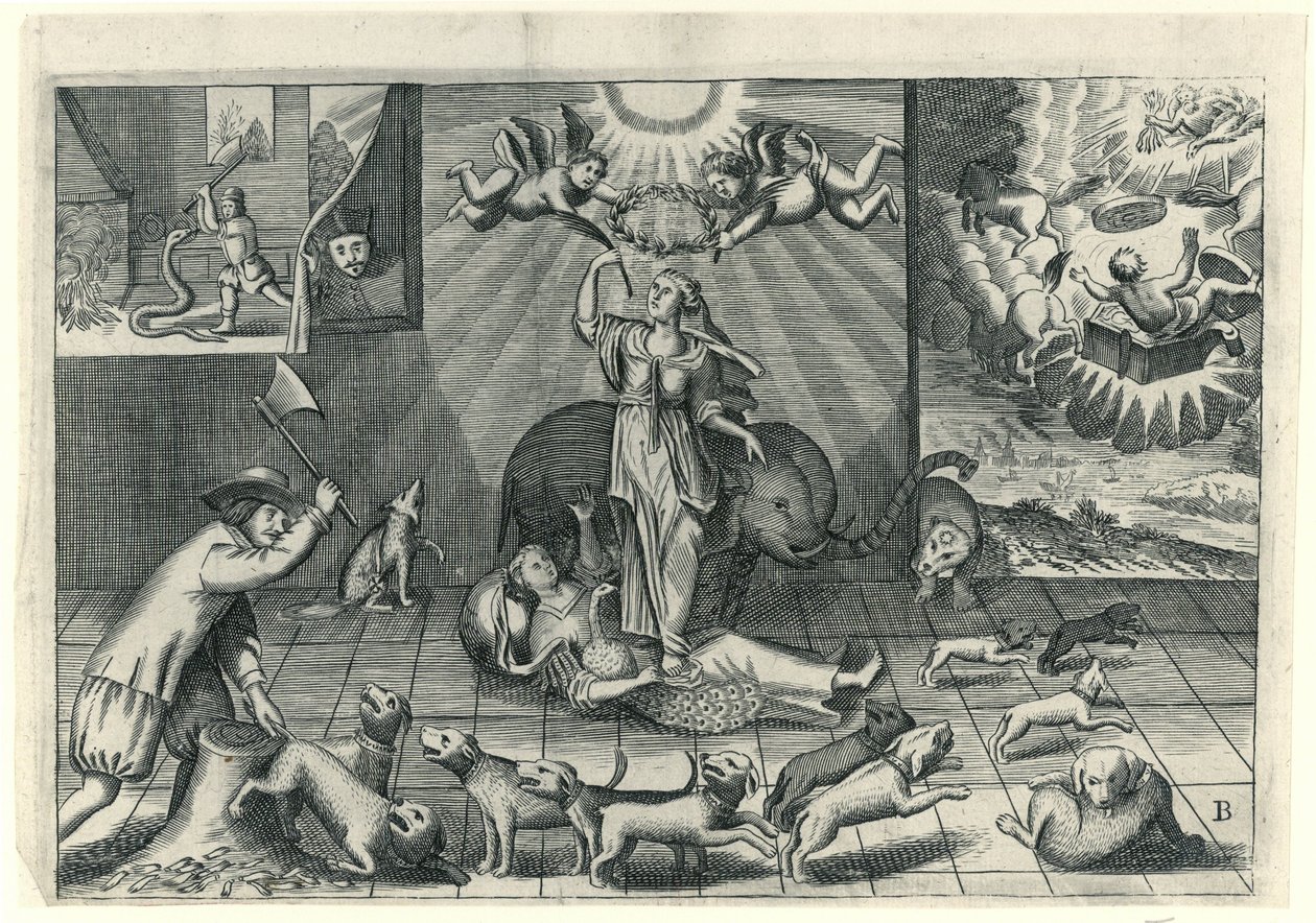Karikatúra az angolokról, 1673 alkotó: Anonymous