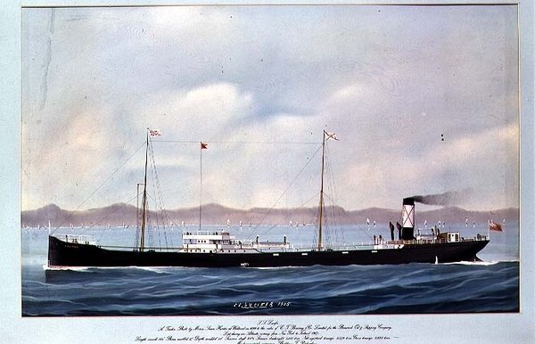 A tanker SS Lucifer (angol) alkotó: Anonymous