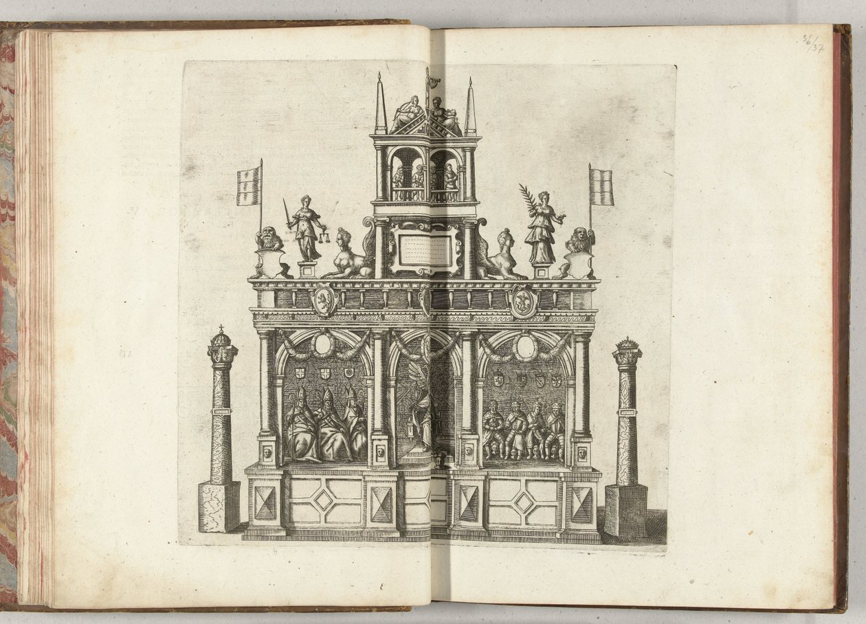 Jelenet V. Károly császárral, 1594 alkotó: Anonymous