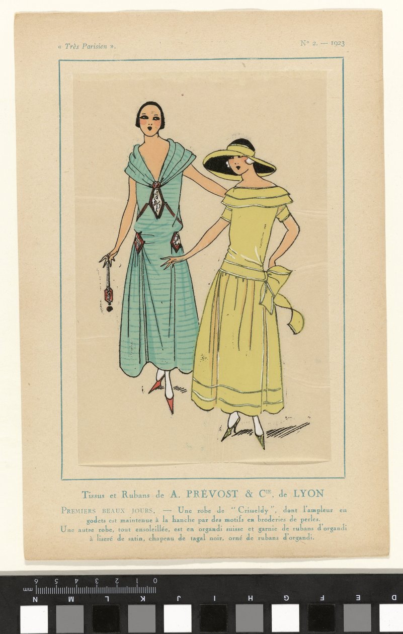 Nagyon párizsi, 1923, 2. sz.: Szövetek és szalagok, A. PRÉVOST & Cie. Lyonból... alkotó: Anonymous