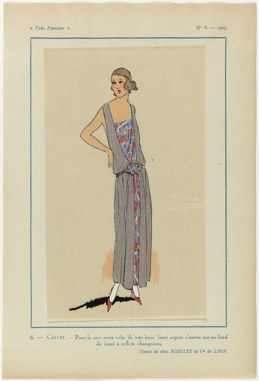 Nagyon párizsi, 1923, 6. sz.: 6.- CRICRI. - Estére ez a ruha... alkotó: Anonymous