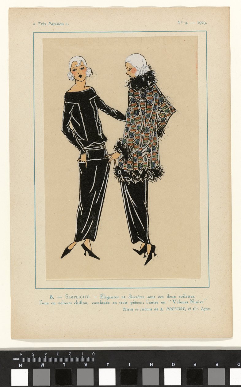 Nagyon párizsi, 1923, 9. sz.: 8. - EGYSZERŰSÉG. - Elegáns és diszkrét... alkotó: Anonymous