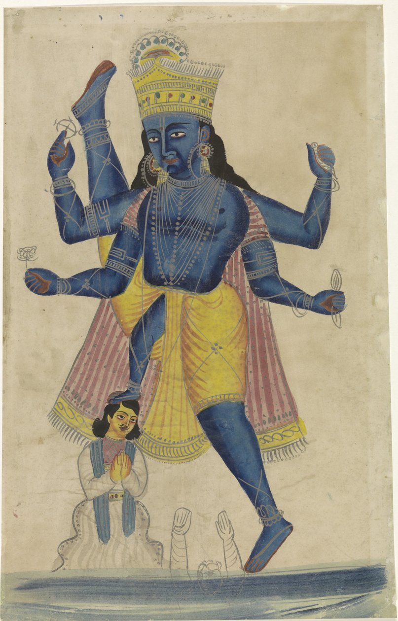 Vamana (Trivikrama) inkarnációja. alkotó: Anonymous